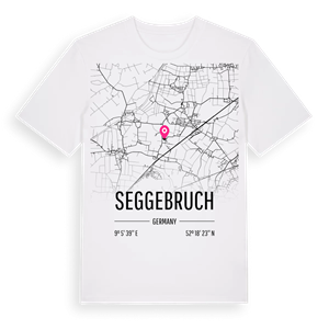 Seggebruch karta t-shirt – ekologisk bomull t-shirt från Pinshirt