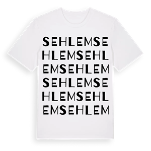 Sehlem ordlek t-shirt – ekologisk bomull t-shirt från Pinshirt