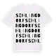 Sehlingdorf ordlek t-shirt