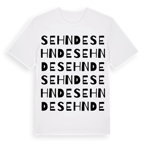 Sehnde ordlek t-shirt – ekologisk bomull t-shirt från Pinshirt