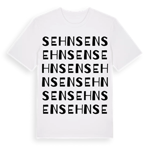 Sehnsen ordlek t-shirt – ekologisk bomull t-shirt från Pinshirt