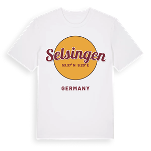 Selsingen cirkel t-shirt – ekologisk bomull t-shirt från Pinshirt