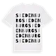 Siedenburg ordlek t-shirt
