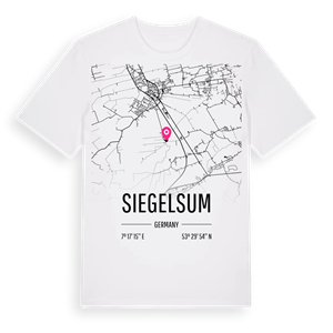 Siegelsum karta t-shirt – ekologisk bomull t-shirt från Pinshirt
