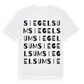 Siegelsum ordlek t-shirt