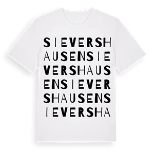 Sievershausen ordlek t-shirt – ekologisk bomull t-shirt från Pinshirt