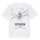 Sittensen karta t-shirt