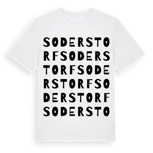 Soderstorf ordlek t-shirt – ekologisk bomull t-shirt från Pinshirt