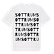 Sottrum ordlek t-shirt