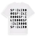 Spiekeroog ordlek t-shirt