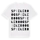 Spiekeroog ordlek t-shirt