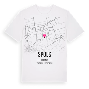 Spols karta t-shirt – ekologisk bomull t-shirt från Pinshirt