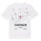 Stadthagen karta t-shirt