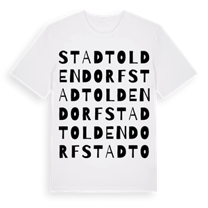 Stadtoldendorf ordlek t-shirt – ekologisk bomull t-shirt från Pinshirt
