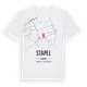 Stapel karta t-shirt