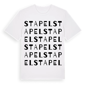 Stapel ordlek t-shirt – ekologisk bomull t-shirt från Pinshirt