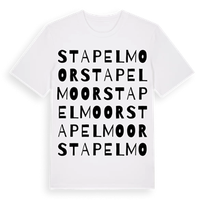 Stapelmoor ordlek t-shirt – ekologisk bomull t-shirt från Pinshirt