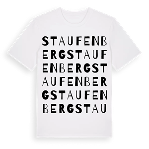 Staufenberg ordlek t-shirt – ekologisk bomull t-shirt från Pinshirt