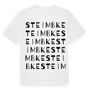 Steimbke ordlek t-shirt – ekologisk bomull t-shirt från Pinshirt
