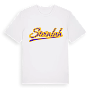 Steinlah baseball t-shirt – ekologisk bomull t-shirt från Pinshirt