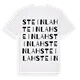 Steinlah ordlek t-shirt