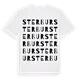 Sterbur ordlek t-shirt