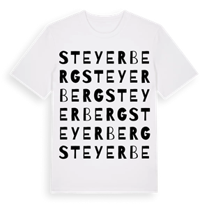 Steyerberg ordlek t-shirt – ekologisk bomull t-shirt från Pinshirt