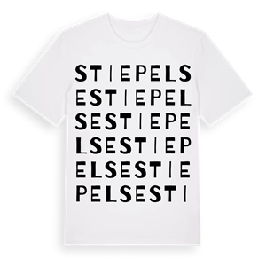 Stiepelse ordlek t-shirt – ekologisk bomull t-shirt från Pinshirt