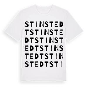 Stinstedt ordlek t-shirt – ekologisk bomull t-shirt från Pinshirt