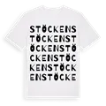 Stöcken ordlek t-shirt