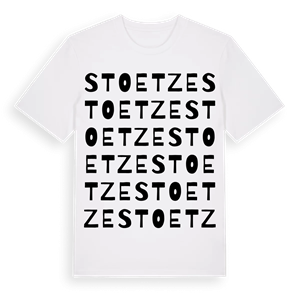 Stoetze ordlek t-shirt – ekologisk bomull t-shirt från Pinshirt