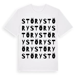 Störy ordlek t-shirt – ekologisk bomull t-shirt från Pinshirt