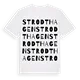 Strodthagen ordlek t-shirt