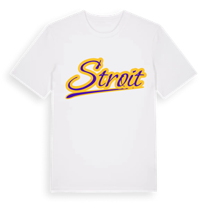 Stroit baseball t-shirt – ekologisk bomull t-shirt från Pinshirt