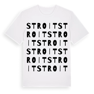 Stroit ordlek t-shirt – ekologisk bomull t-shirt från Pinshirt