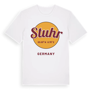 Stuhr cirkel t-shirt – ekologisk bomull t-shirt från Pinshirt