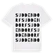 Suddendorf ordlek t-shirt