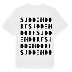 Suddendorf ordlek t-shirt – ekologisk bomull t-shirt från Pinshirt