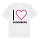 Jag älskar Suderburg t-shirt stort tryck