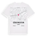 Südgeorgsfehn karta t-shirt