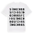 Südgeorgsfehn ordlek t-shirt