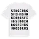 Südgeorgsfehn ordlek t-shirt