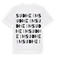 Sudheim ordlek t-shirt