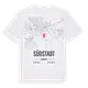 Südstadt karta t-shirt