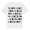 Sudwalde ordlek t-shirt