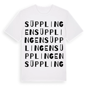 Süpplingen ordlek t-shirt – ekologisk bomull t-shirt från Pinshirt