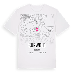 Surwold karta t-shirt – ekologisk bomull t-shirt från Pinshirt