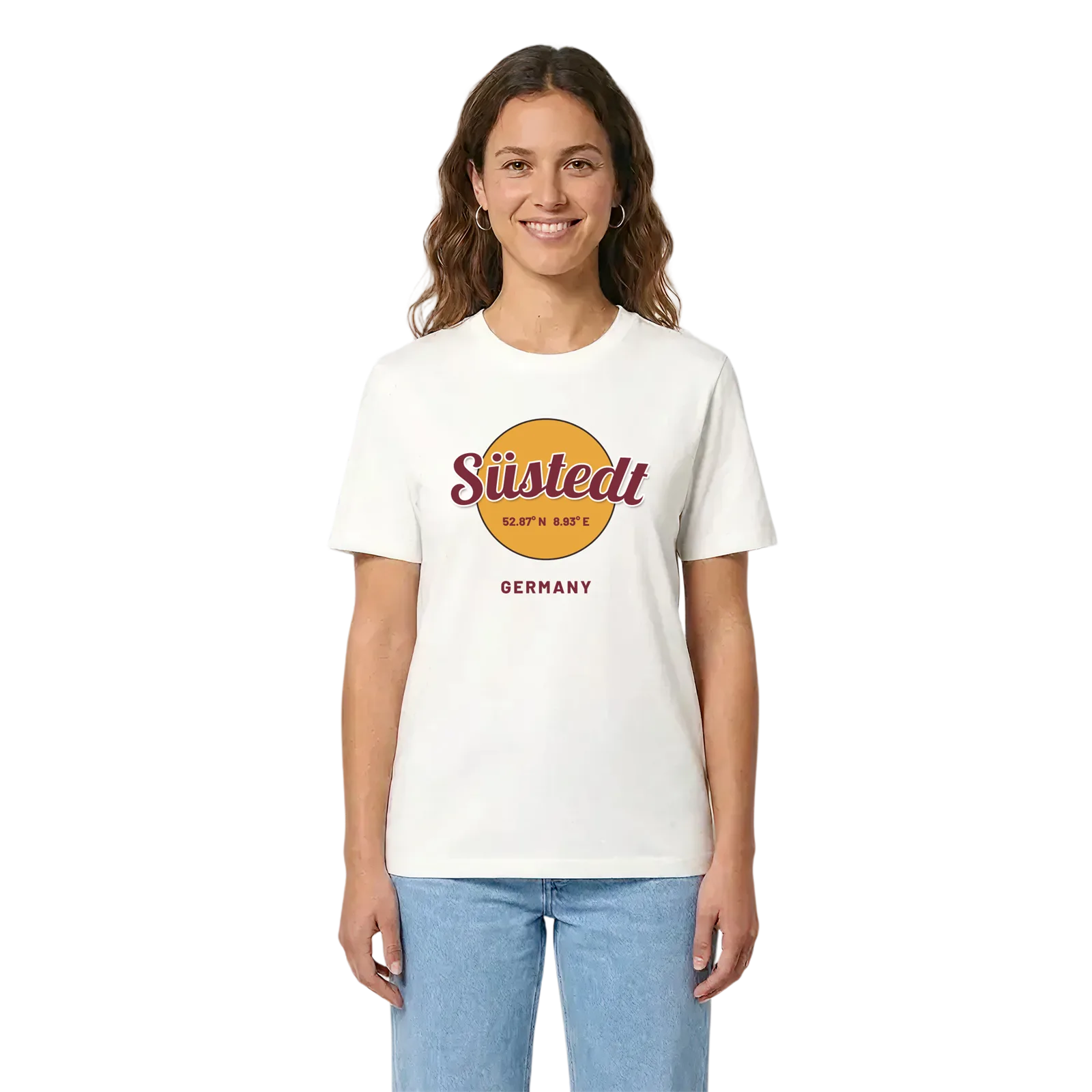 Süstedt cirkel t-shirt – White, i miljö