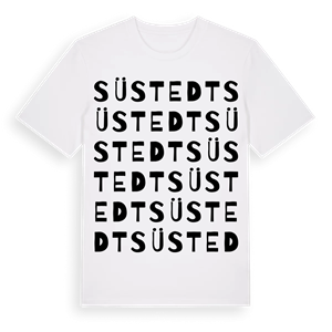 Süstedt ordlek t-shirt – ekologisk bomull t-shirt från Pinshirt