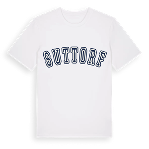 Suttorf college t-shirt – ekologisk bomull t-shirt från Pinshirt